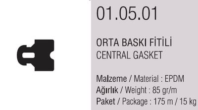 01.05.01 Orta Baskı Fitili 5,5 mm - 175 Metre - 2