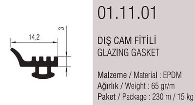 01.11.01 Dış Cam Fitili - 230 Metre - 2