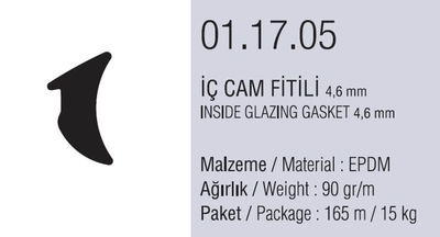01.17.05 İç Cam Fitili 4,6 mm - 165 Metre - 1