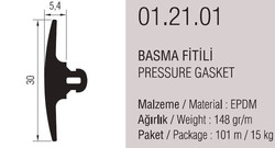 01.21.01 Basma Fitili 5,4 mm - 101 Metre - 2