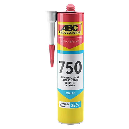 ABC 750 Yüksek Isı Silikonu Karuş 310 ML - 1