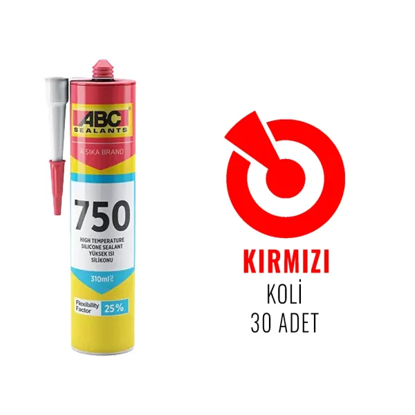 ABC 750 Yüksek Isı Silikonu Karuş 310 ML - 2