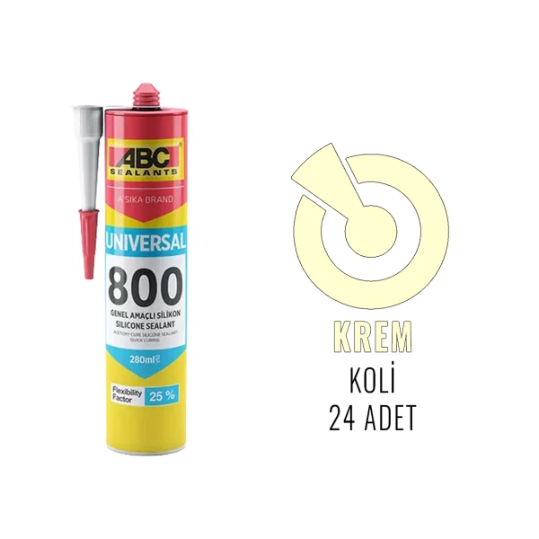 ABC 800 Universal Silikon 280 ML - 6