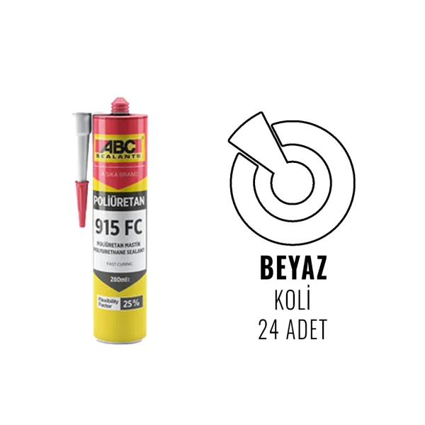 ABC 915 PU Poliüretan Kartuş Mastik 280 Ml - 3