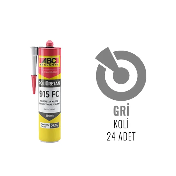 ABC 915 PU Poliüretan Kartuş Mastik 280 Ml - 4