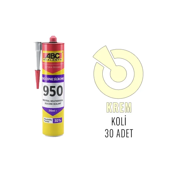 ABC 950 Nötr Silikon 310 ML - 2