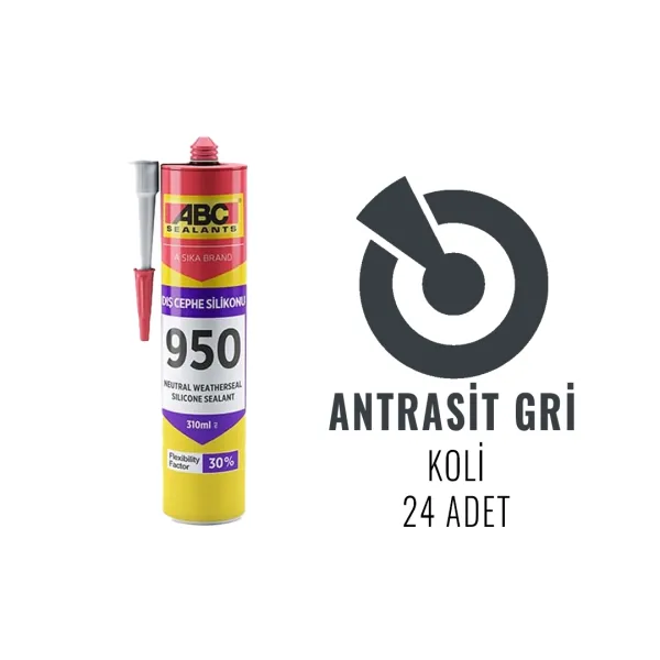 ABC 950 Nötr Silikon 310 ML - 3