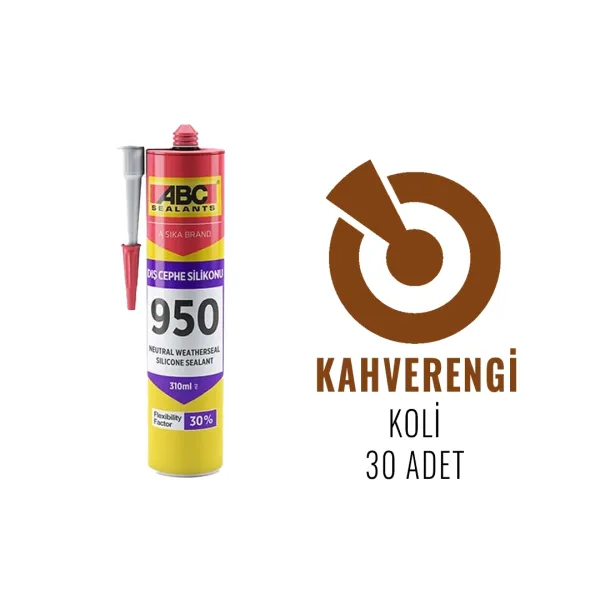 ABC 950 Nötr Silikon 310 ML - 5