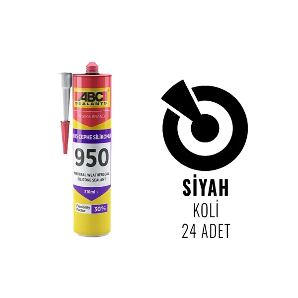 ABC 950 Nötr Silikon 310 ML - 6