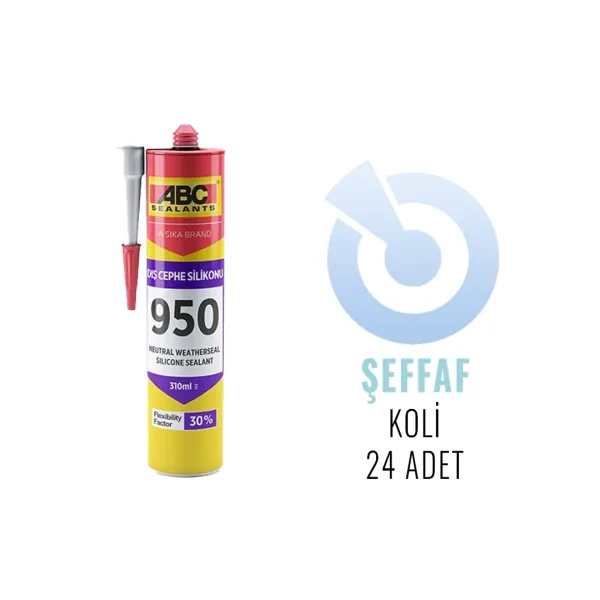 ABC 950 Nötr Silikon 310 ML - 7