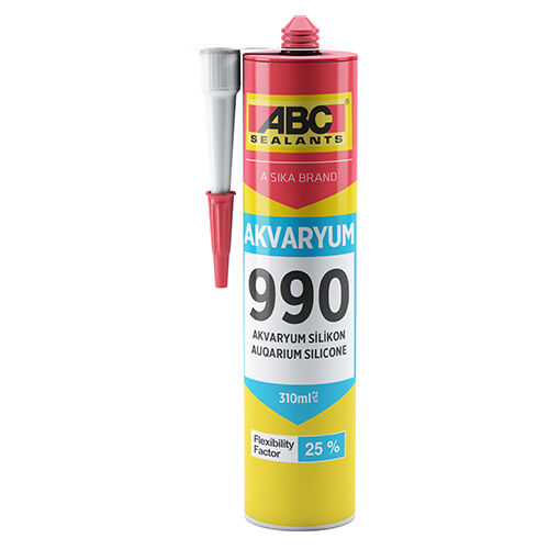 ABC 990 Akvaryum Silikonu 310 ML - 1