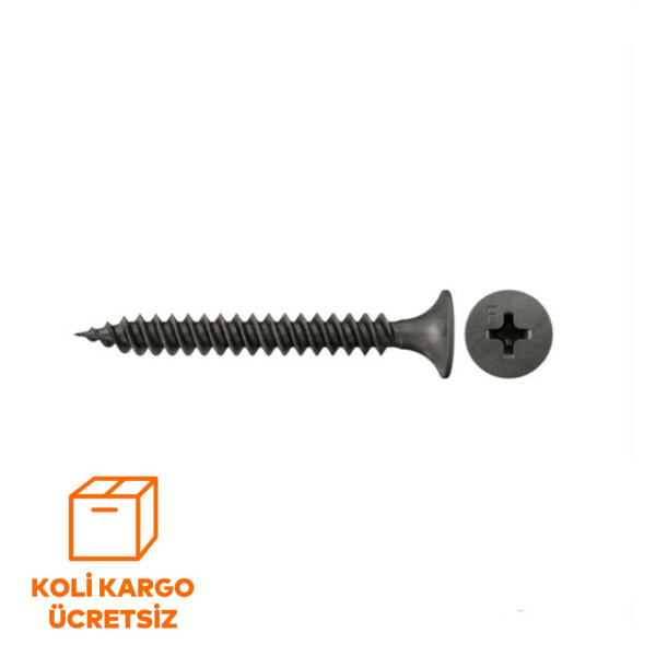 Akdeniz Alçıpan Vidası Sık Dişli - Koli - Akdeniz