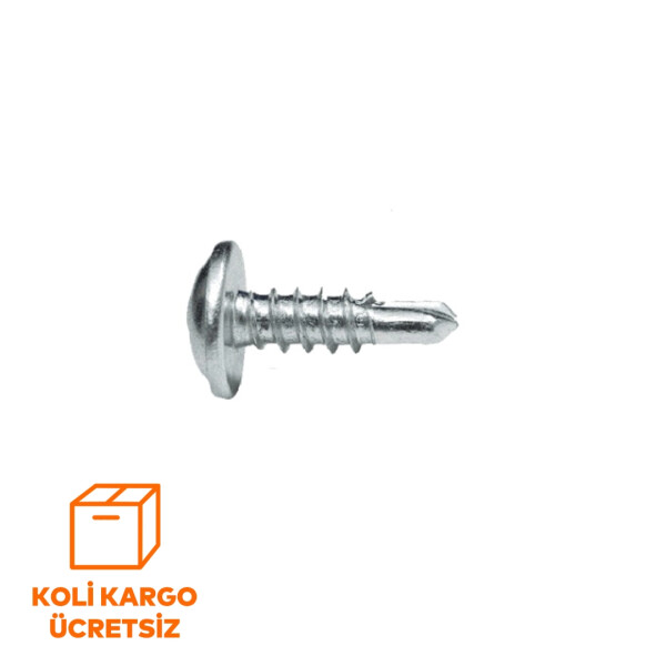 Akdeniz Geniş Pul Başlı Matkap Uçlu Vida RYSB MUV - Koli - Akdeniz