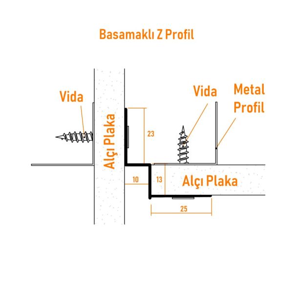 Basamaklı Z Profili - 1