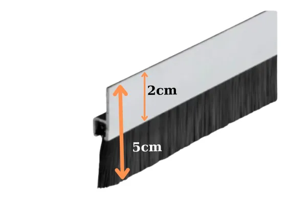 Elektrik Pano Kablo Geçiş Toz Fırçası 2 Metre - 2