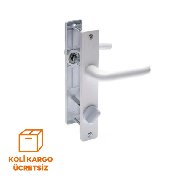 Elit PVC Alüminyum WC Kapı Kolu 34/90 Eksen Yaylı - Koli - 1