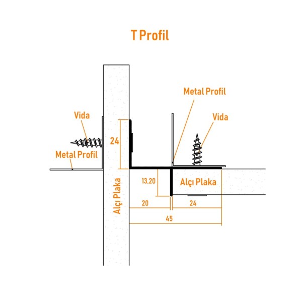 Alçıpan T Profil - 1