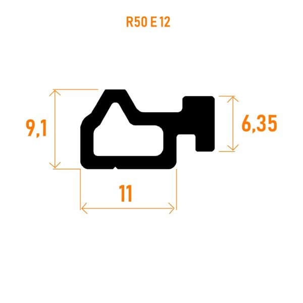 R50 E 12 Kaset Tespit Profili