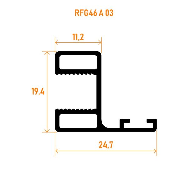 RFG46 A03 Yalıtım Adaptör Profili