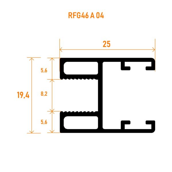 RFG46 A04 Yalıtım Adaptör Profili