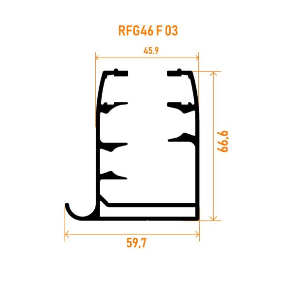 RFG46 F03 Tahliyeli Kasa Profili