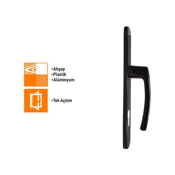 Roto Line Kapı Kolu 85 mm - PVC Ahşap Alüminyum - 8