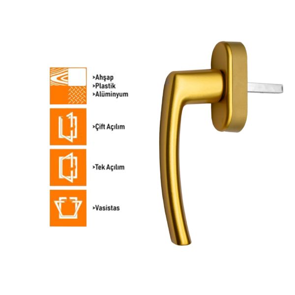 Roto Line Secustic Pencere Kolu 40 mm - PVC Ahşap Alüminyum - 7
