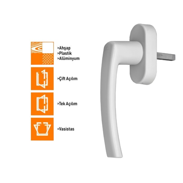 Roto Line Secustic Pencere Kolu 40 mm - PVC Ahşap Alüminyum - 10