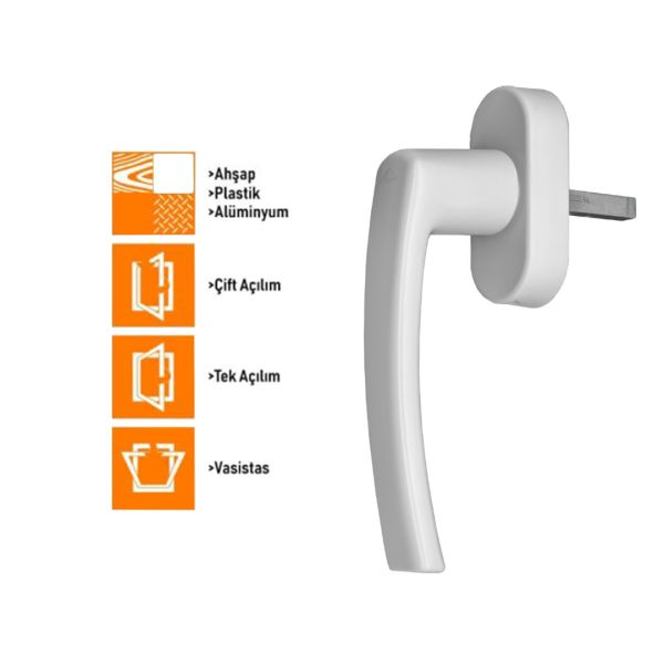 Roto Line Secustic Pencere Kolu 40 mm - PVC Ahşap Alüminyum - 10