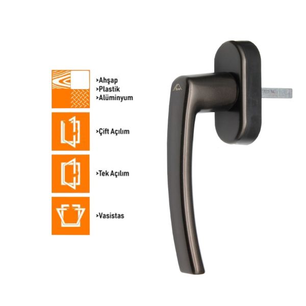 Roto Line Secustic Pencere Kolu 40 mm - PVC Ahşap Alüminyum - 11