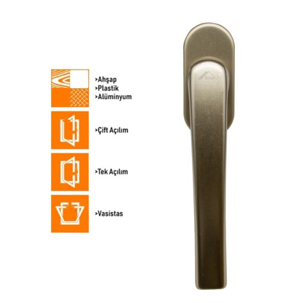 Roto Line Secustic Pencere Kolu 40 mm - PVC Ahşap Alüminyum - 2