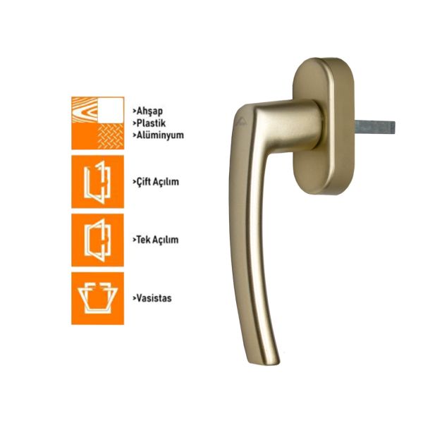Roto Line Secustic Pencere Kolu 40 mm - PVC Ahşap Alüminyum - 12