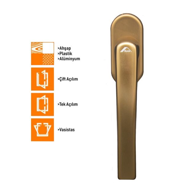 Roto Line Secustic Pencere Kolu 40 mm - PVC Ahşap Alüminyum - 3