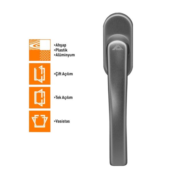 Roto Line Secustic Pencere Kolu 40 mm - PVC Ahşap Alüminyum - 4