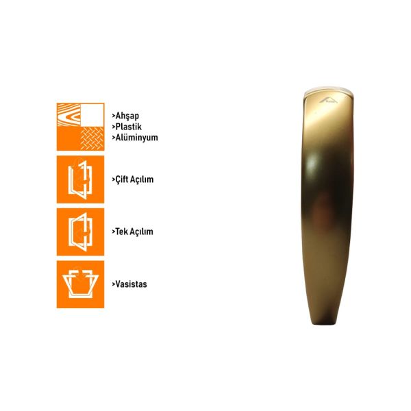 Roto Swing Secustik Pencere Kolu 43 mm - PVC Ahşap Alüminyum - 2