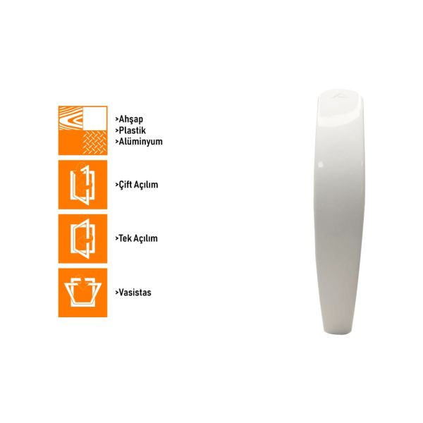 Roto Swing Secustik Pencere Kolu 43 mm - PVC Ahşap Alüminyum - 6
