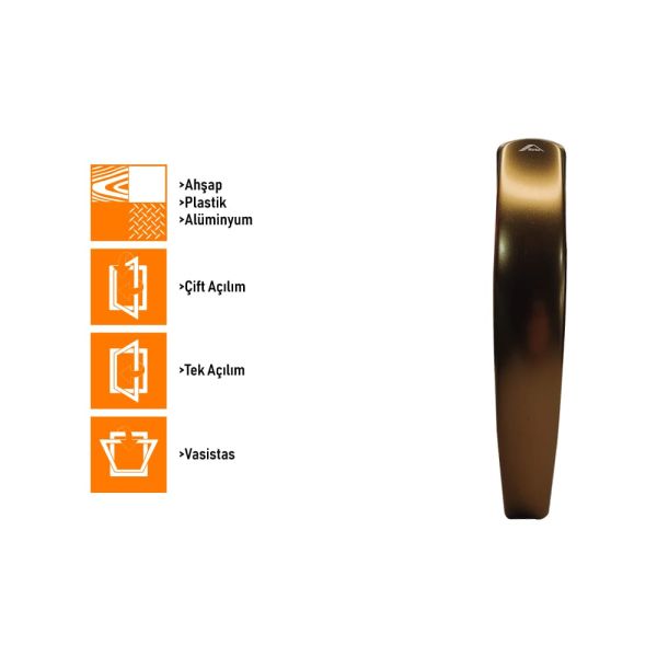 Roto Swing Secustik Pencere Kolu 43 mm - PVC Ahşap Alüminyum - 4
