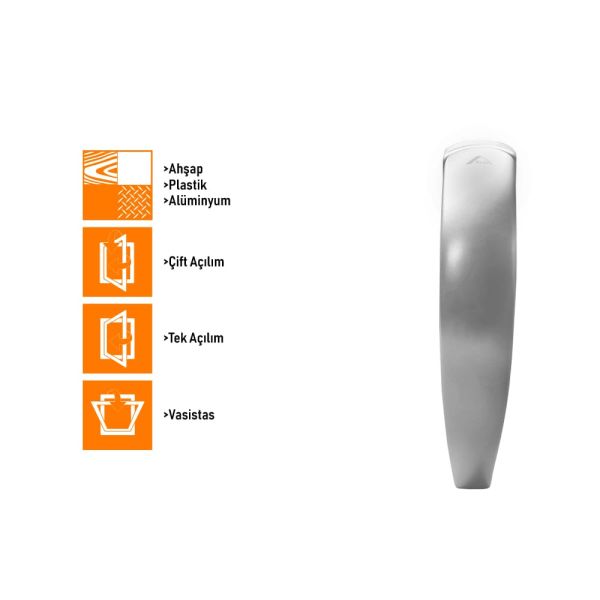 Roto Swing Secustik Pencere Kolu 43 mm - PVC Ahşap Alüminyum - 8