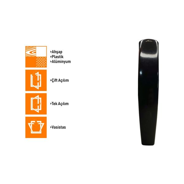 Roto Swing Secustik Pencere Kolu 43 mm - PVC Ahşap Alüminyum - 12