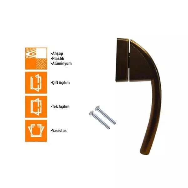 Roto Swing Secustik Pencere Kolu 43 mm - PVC Ahşap Alüminyum