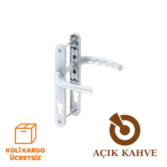 Safir Alüminyum PVC Kapı Kolu 28/85 Eksen Yaylı - 3