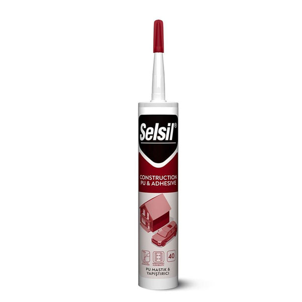 Selsil PU Mastik 40 SHA (Poliüretan Mastik) 280 ML