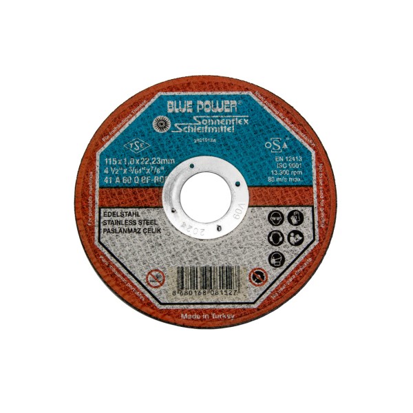 Sonnenflex İnox Kesici Disk 115 x 1, 0 x 22,23 - Sonnenflex