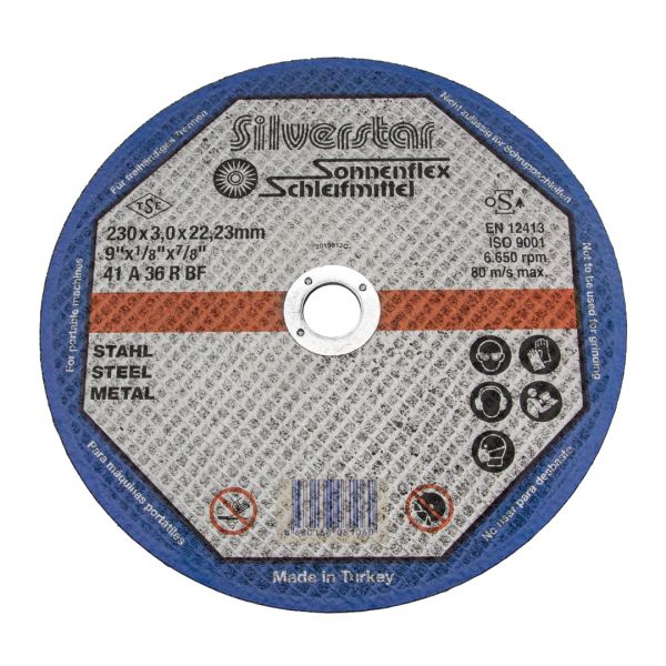 Sonnenflex Silverstar Metal Kesici Disk 230 x 3.0 x 22.23