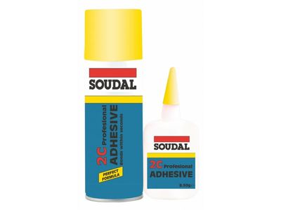 Soudal Adhesive 2C Hızlı Yapıştırıcı 200 Ml + 50 Gr - 1