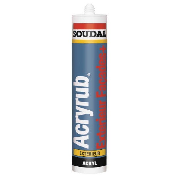 Soudal Acryrub Exteriour Facades + Akrilik Esaslı Dış Cephe Mastiği - Thumbnail