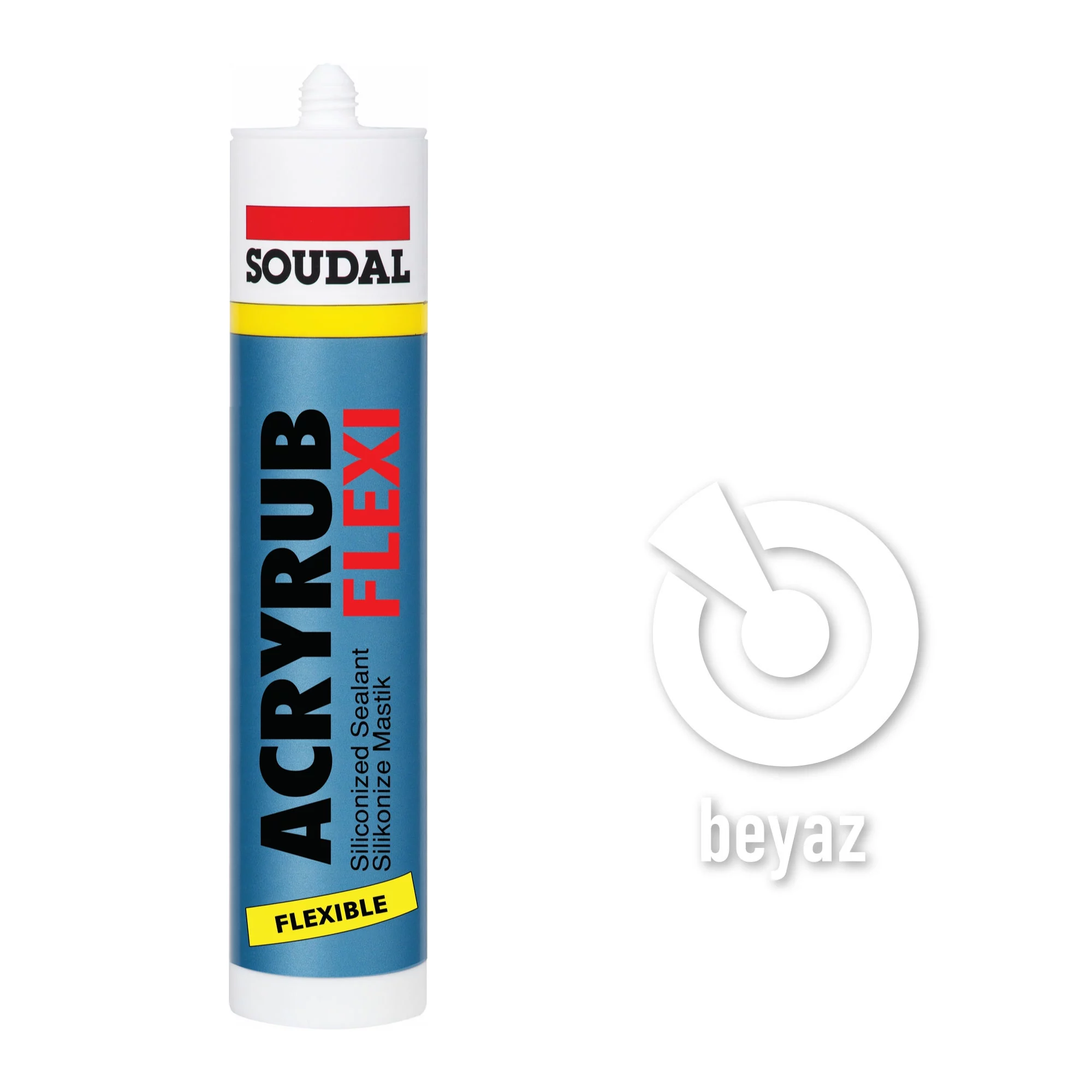 Soudal Acryrub Flexi 310 Ml Mastik - 6