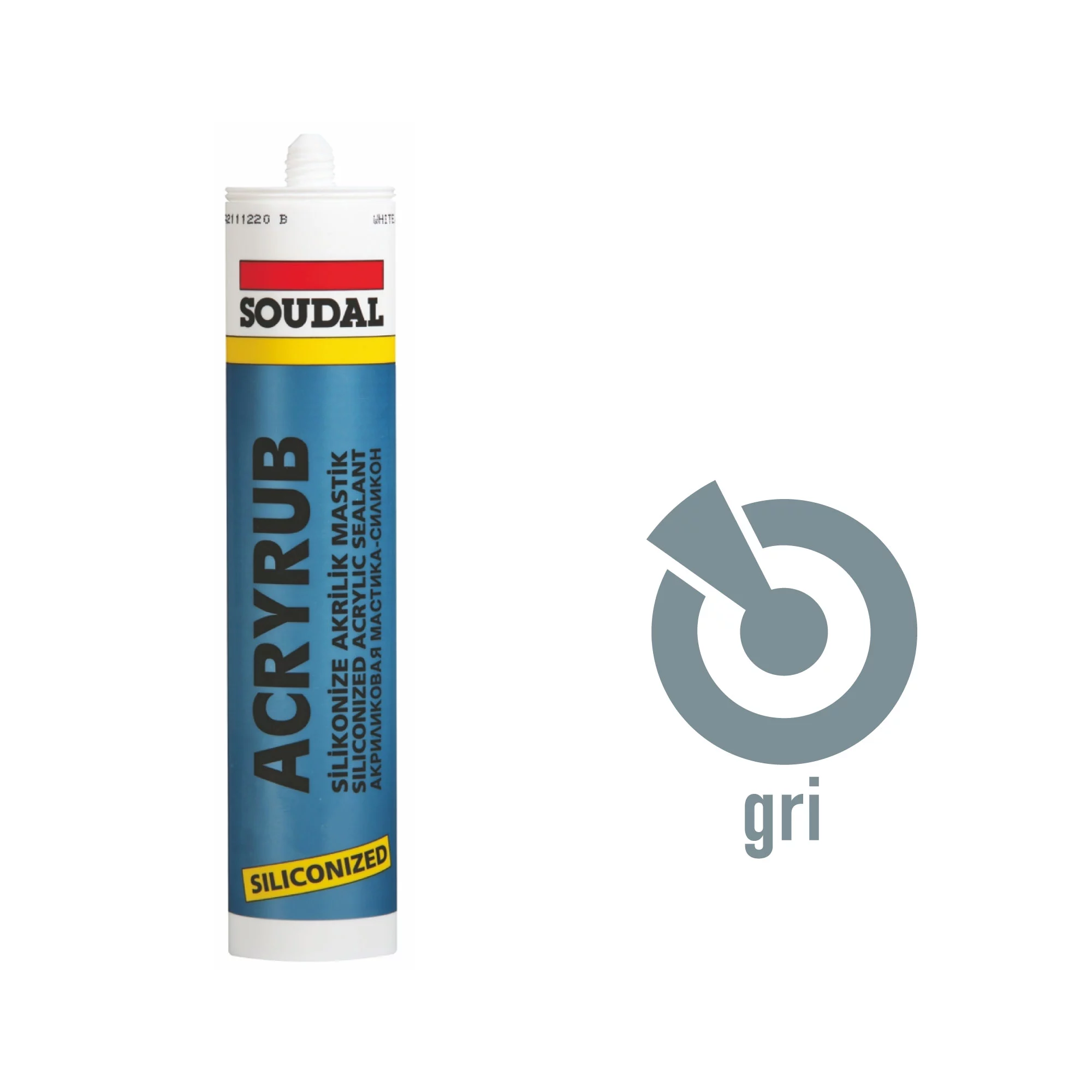 Soudal Silikonize Akrilik Mastik 500 GR - 4