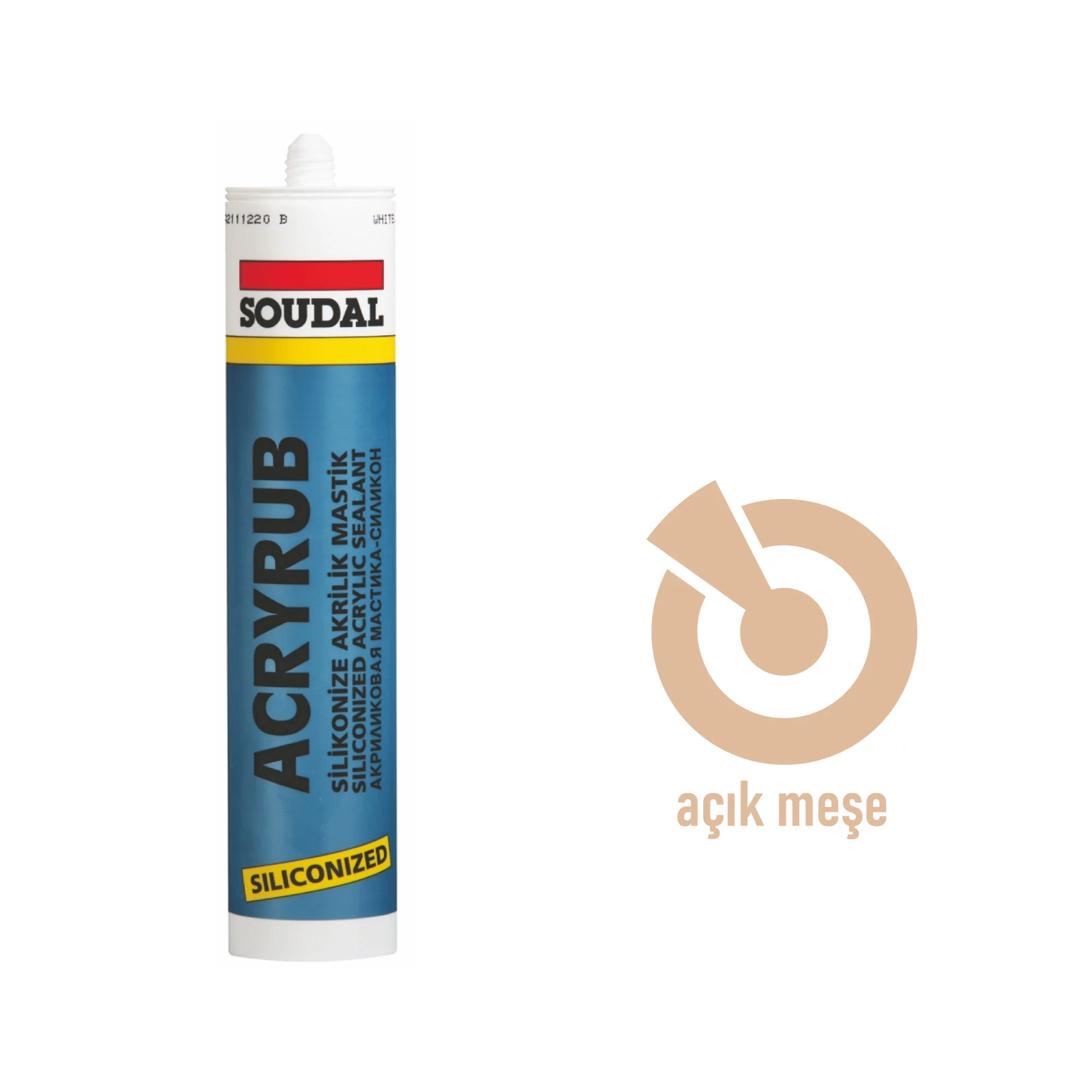 Soudal Silikonize Akrilik Mastik 500 GR - 8