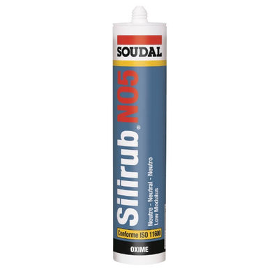Soudal Silirub No5 - He Nötr Dış Cephe Derz Dolgu Silikonu 300 ML - 1